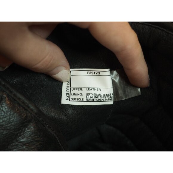 Ugg Dark Gray Leather Calf High Zipper Buckled Boots, Size 6 (US) - Picture 9 of 11